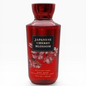 Bath Body Works Japanese Cherry Blossom Body Wash 10oz Shower Gel NEW